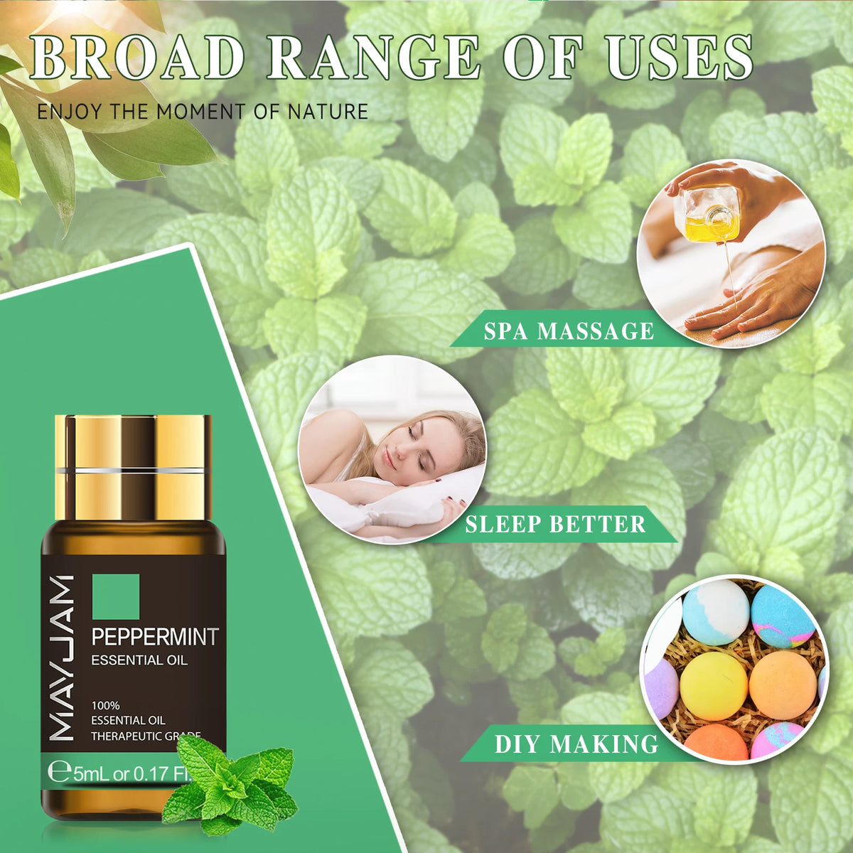 MAYJAM Essential Oils Set for Diffusers Aromatherapy and Candle Making