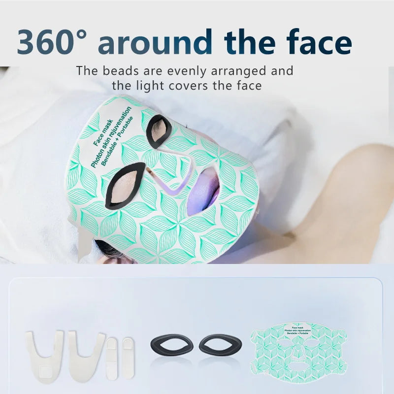 UBilli LED Face Mask Near Infrared Light Therapy Skin Rejuvenation