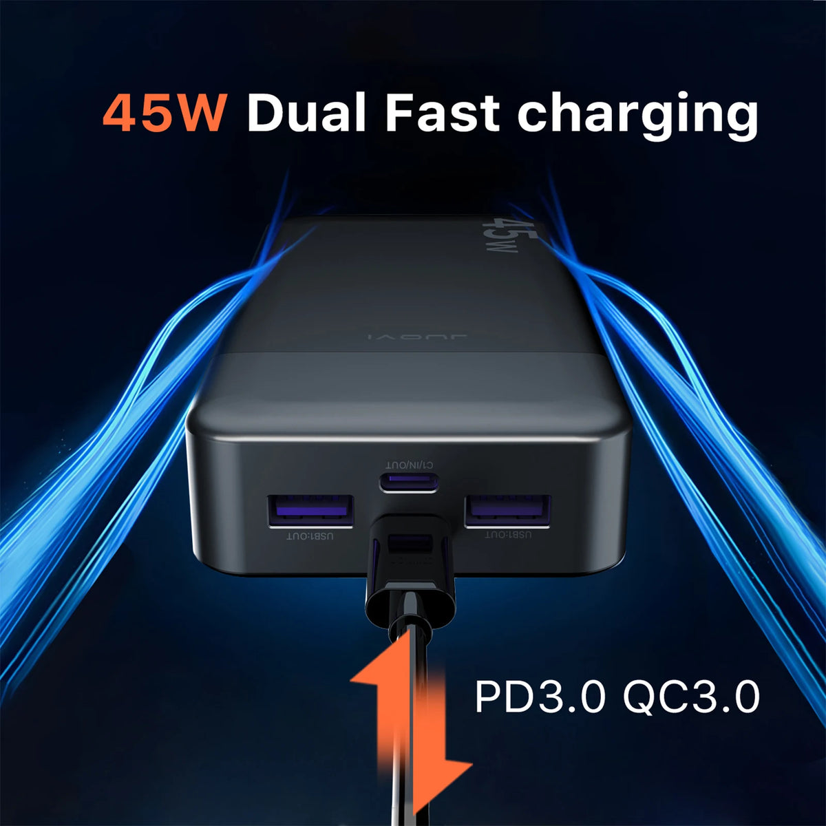 20000mAh 45W Fast Charging Power Bank With Led Display