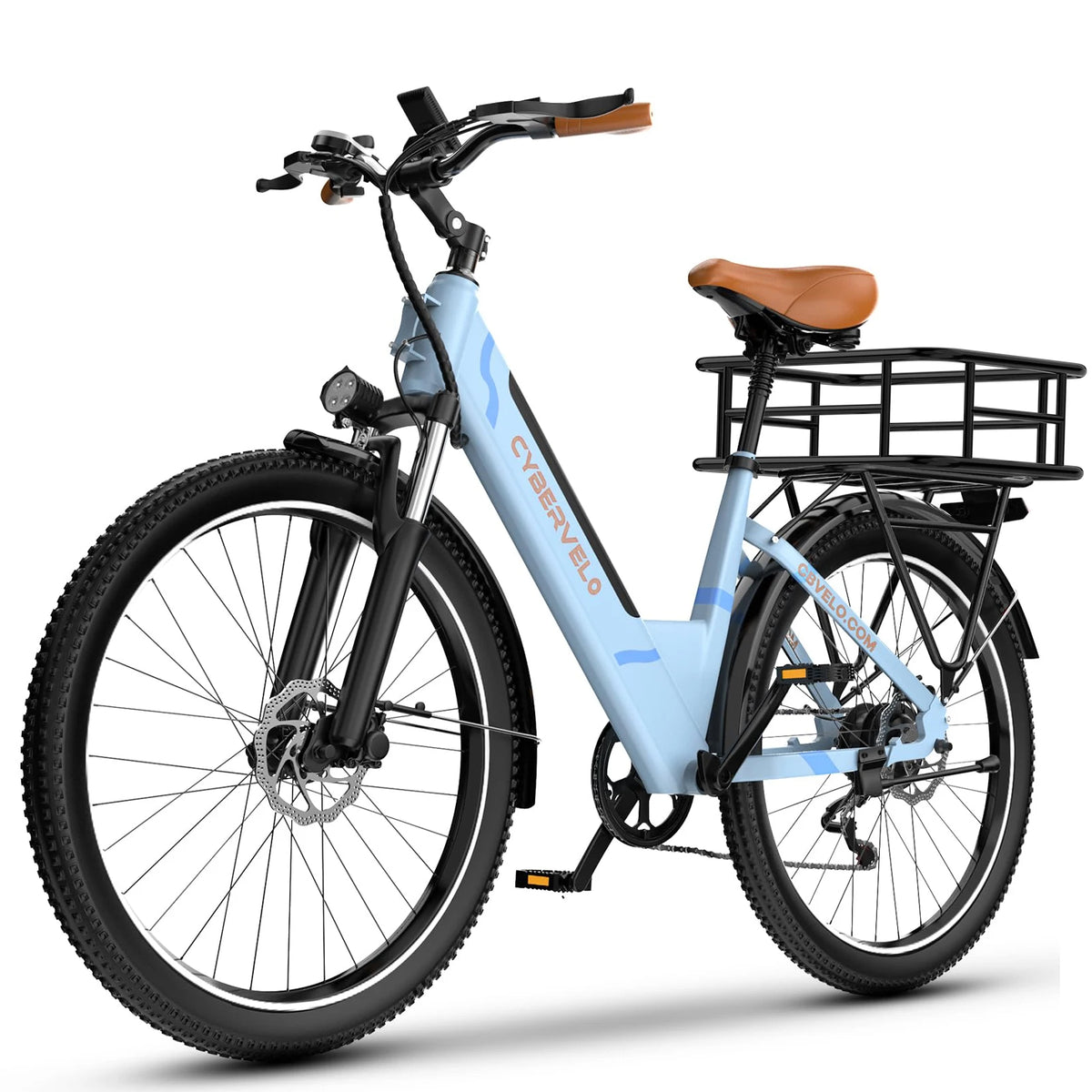 Cybervelo Urban Electric Bike With 1000W Motor And 7 Speed Gears