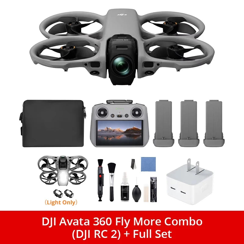 DJI Avata 360 Fly More Combo Drone Featuring 8K Camera