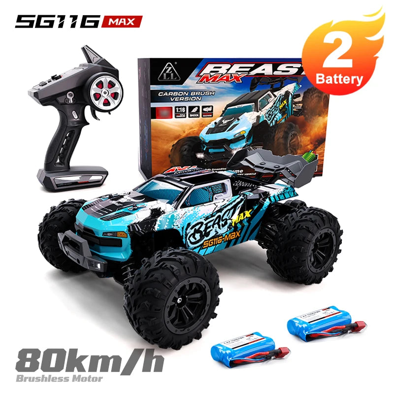 ZNLYRION 4WD Off-Road RC Buggy Remote Control Racing Truck