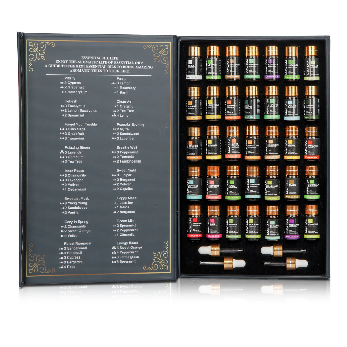 MAYJAM Essential Oils Set for Diffusers Aromatherapy and Candle Making
