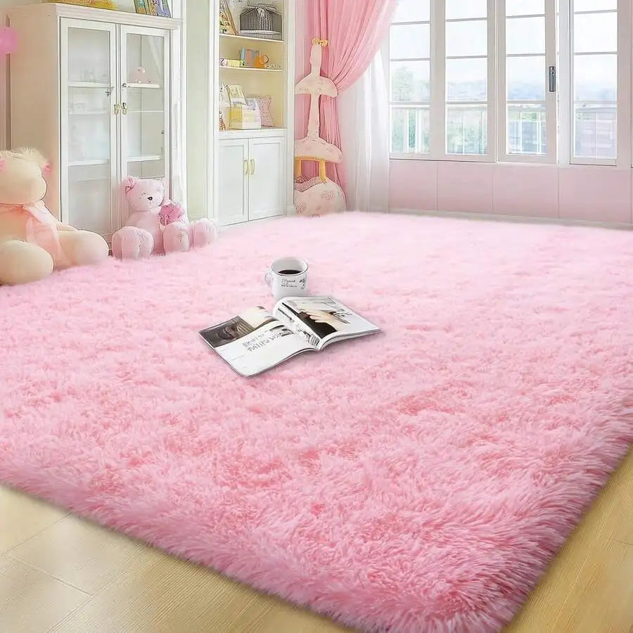Plush Shag Rug For Bedroom Living Room And Dorm Decor