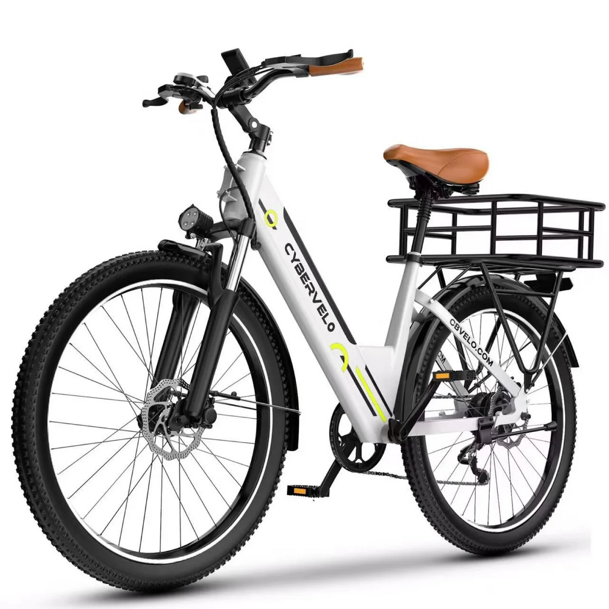 Cybervelo Urban Electric Bike With 1000W Motor And 7 Speed Gears