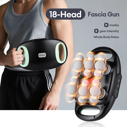 Iebilif Red Light Deep Tissue Massage Gun for Muscle Relief