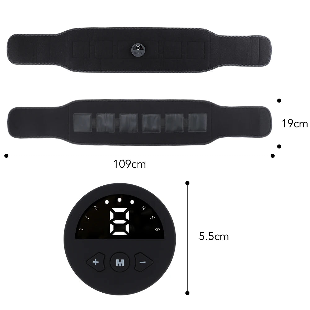 Hailicare EMS Waist Belt Muscle Massager Abdominal Trainer