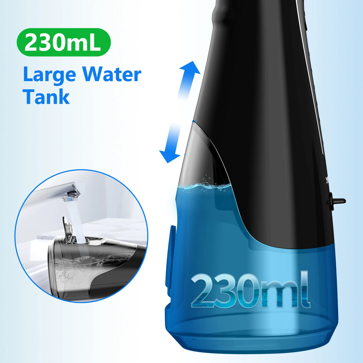 Sejoy Portable Electric Water Flosser With Multiple Cleaning Modes