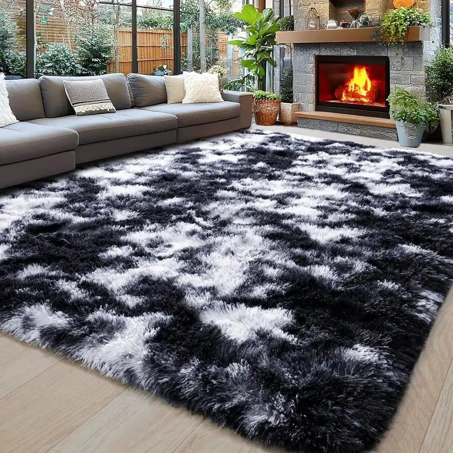 Plush Shag Rug For Bedroom Living Room And Dorm Decor