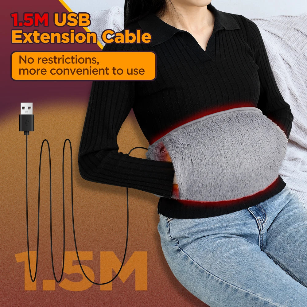 Hailicare USB Heating Belt for Waist and Hand Warming