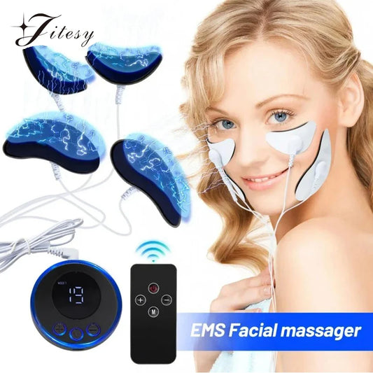 Jitesy EMS Facial Massager for Skin Tightening and Facial Lifting