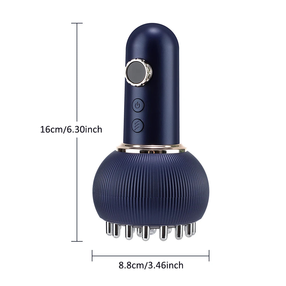 PASTSKY Heated EMS Body Massager Brush For Muscle Relaxation