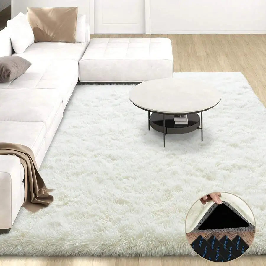 Plush Shag Rug For Bedroom Living Room And Dorm Decor