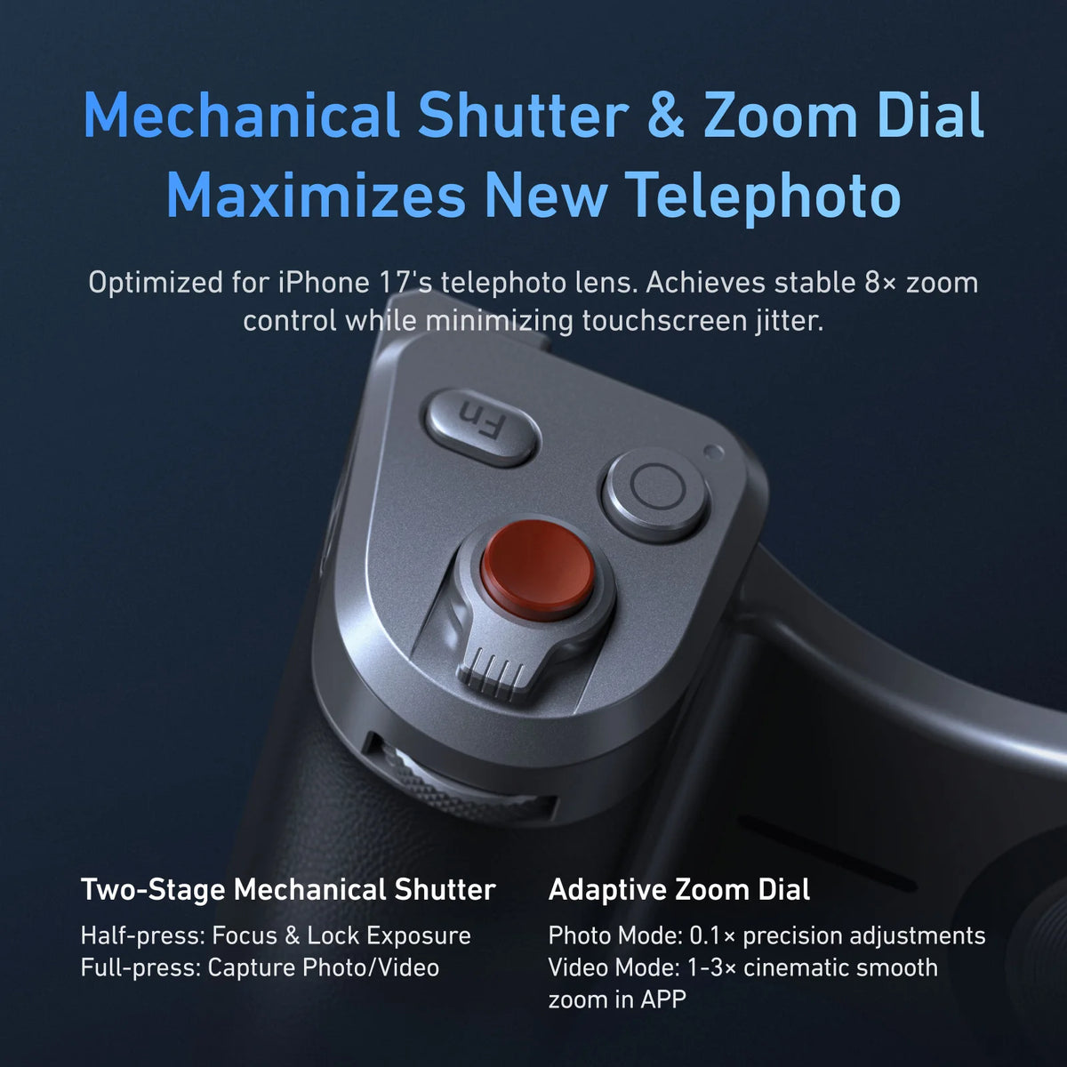 Telesin Master Grip Set With Magnetic Mount And 3200mah Wireless Charger