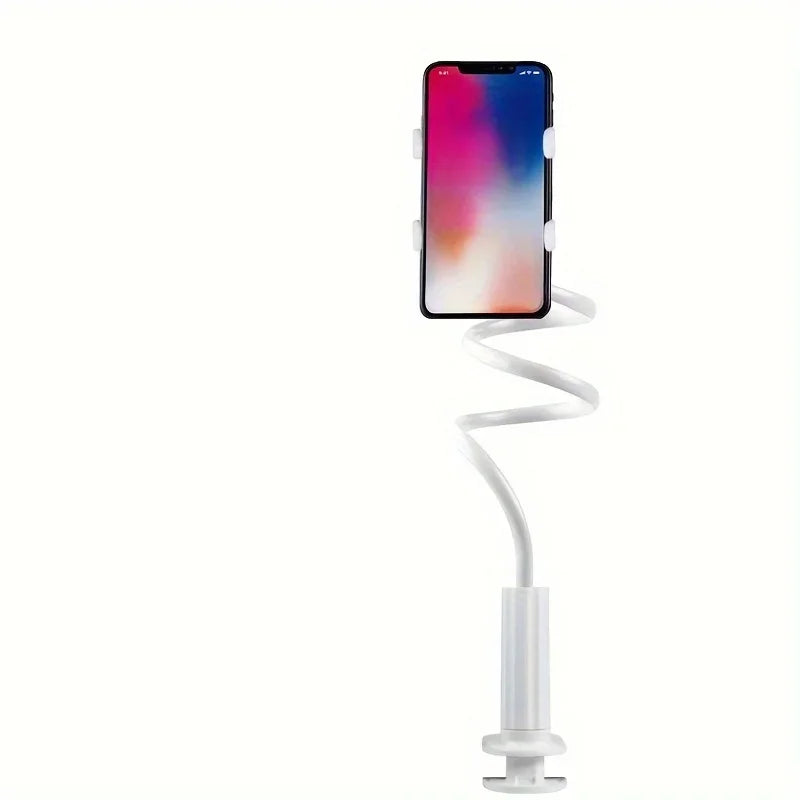 Stainless Steel Flexible Gooseneck Lazy Phone Mount Bracket with Handle