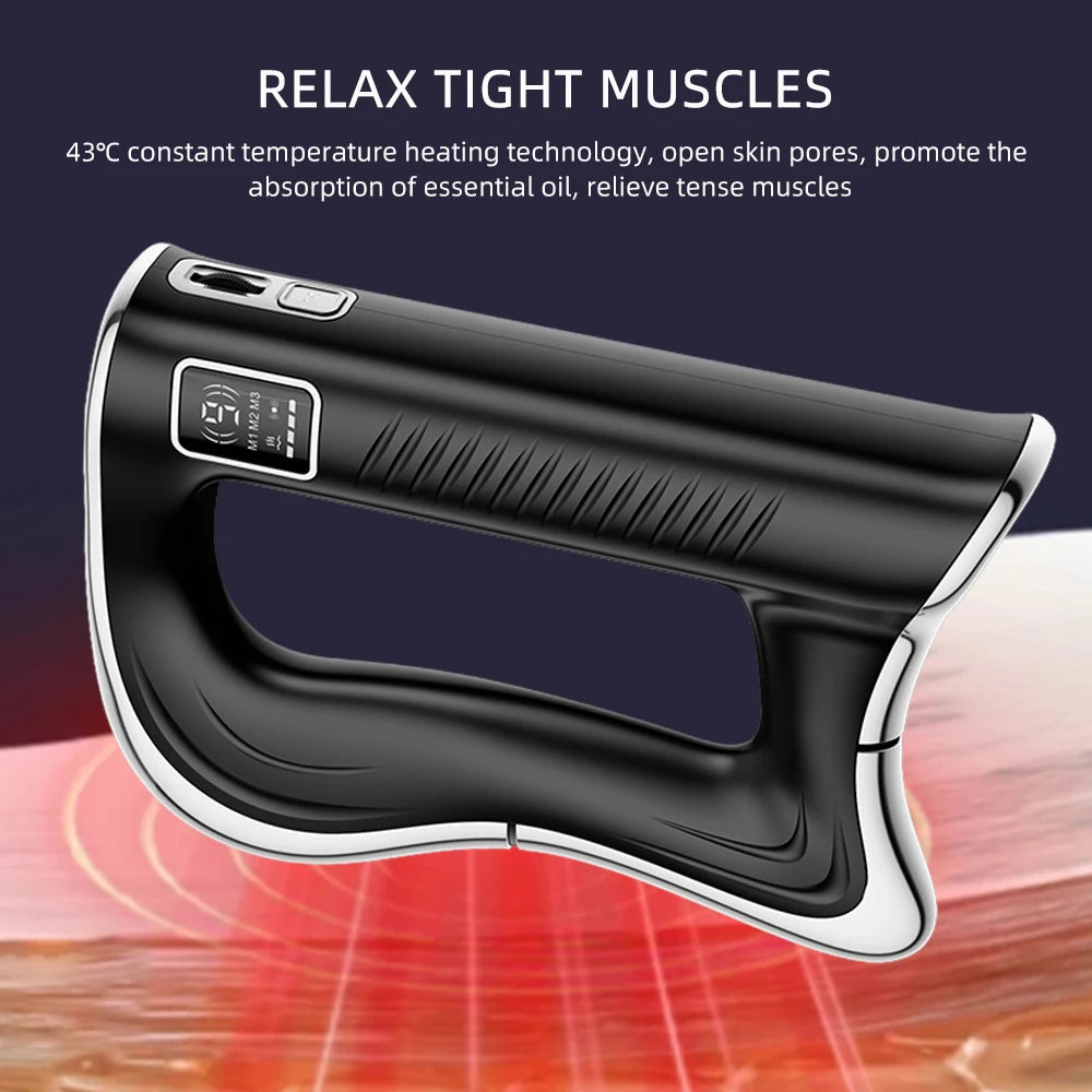 Foreverlily Electric Fascia Massage Scraper for Muscle Relaxation and Recovery