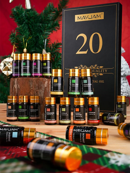MAYJAM Essential Oils Gift Set For Aromatherapy And Fragrance