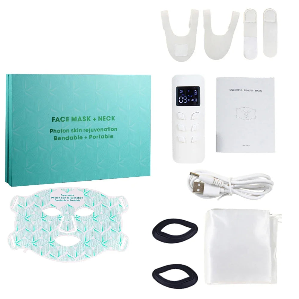 UBilli LED Face Mask Near Infrared Light Therapy Skin Rejuvenation