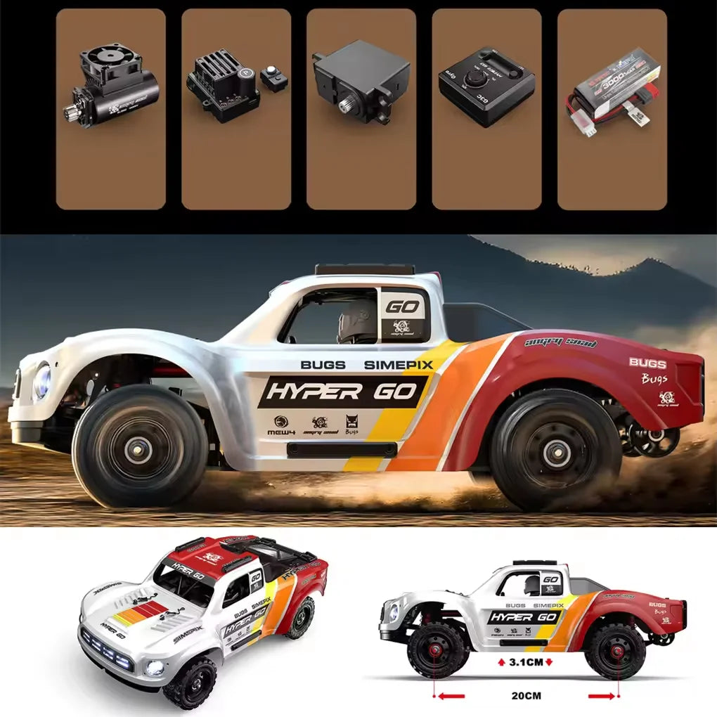 Jyscend MJX Hyper Go Brushless 4WD Racing RC Truck