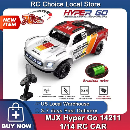 Jyscend MJX Hyper Go Brushless 4WD Racing RC Truck