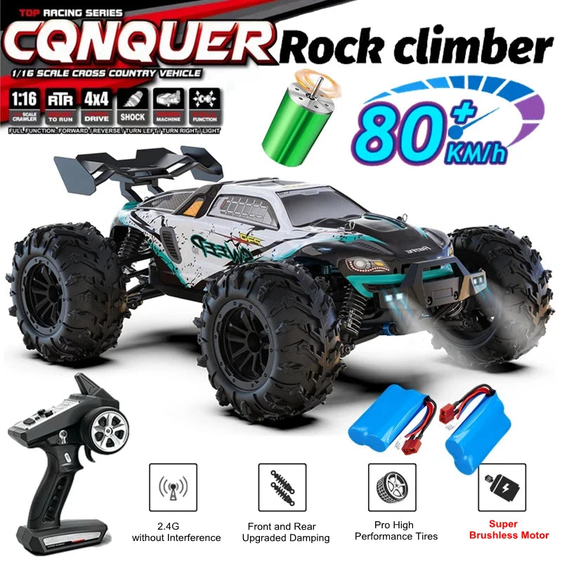 4WD Off Road Remote Control Car High Speed Brushless Buggy