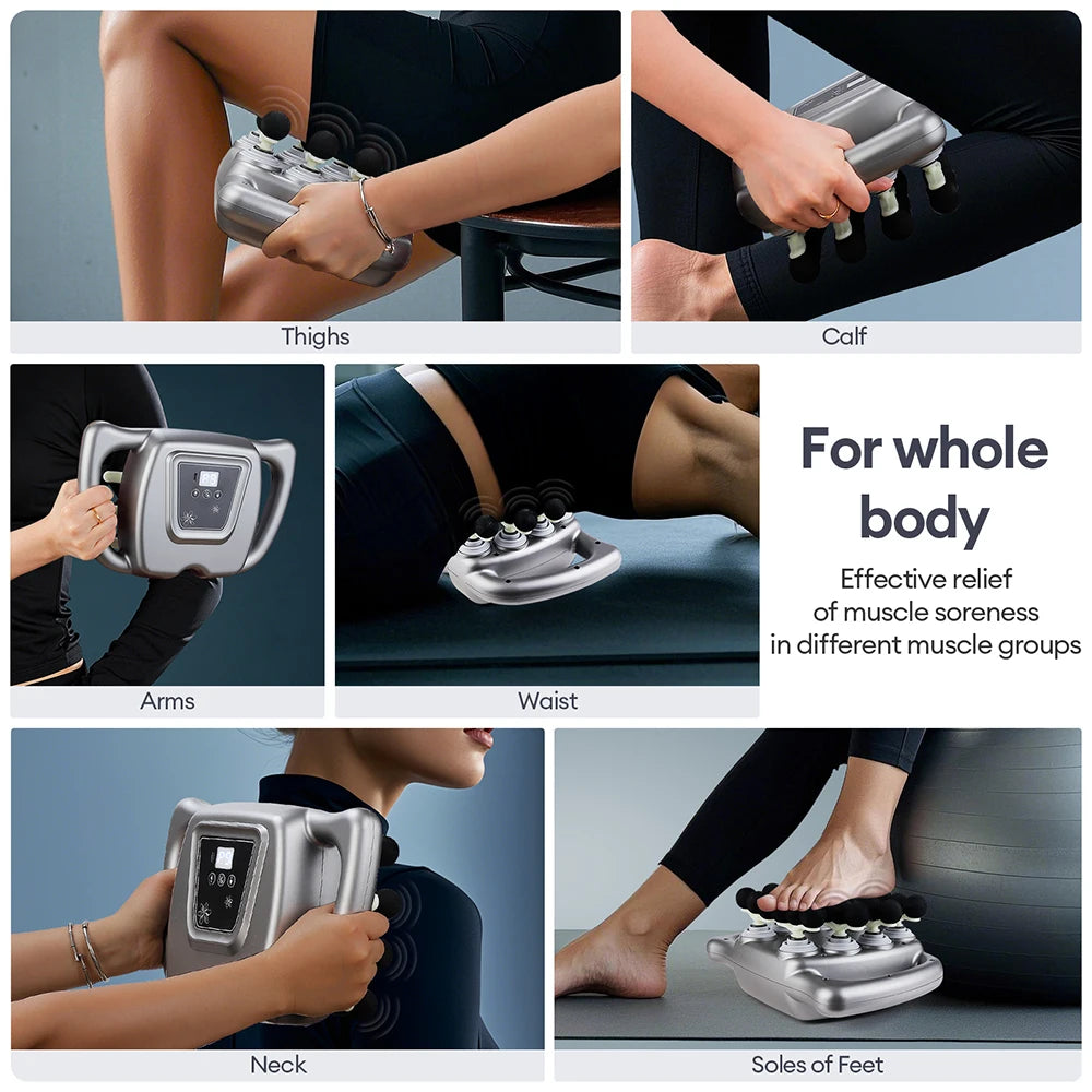 Foreverlily 24 Head Fascia Massage Gun for Muscle Relaxation