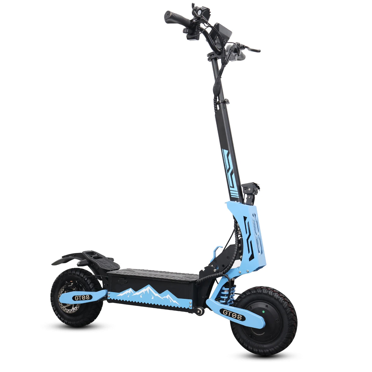 Arwibon Dual Motor Off Road Electric Scooter With Folding Frame