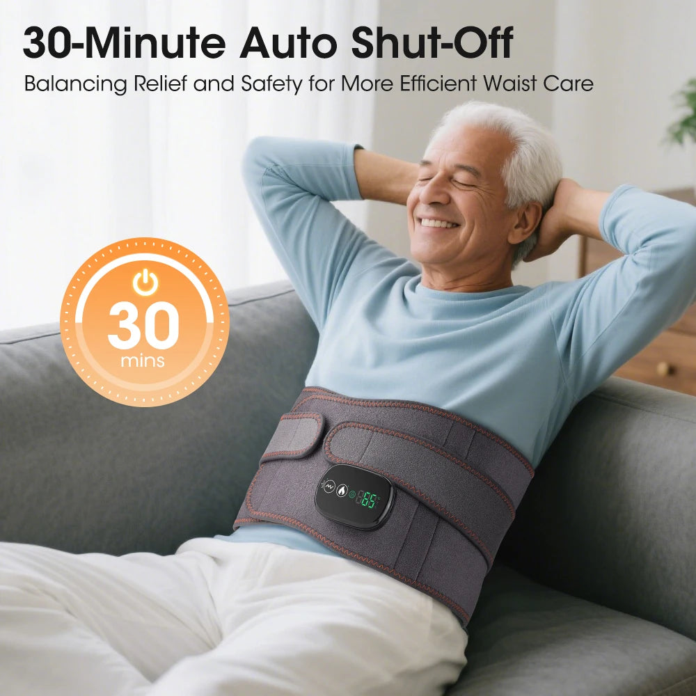 Hailicare Electric Heating Lumbar Support Belt With Vibration