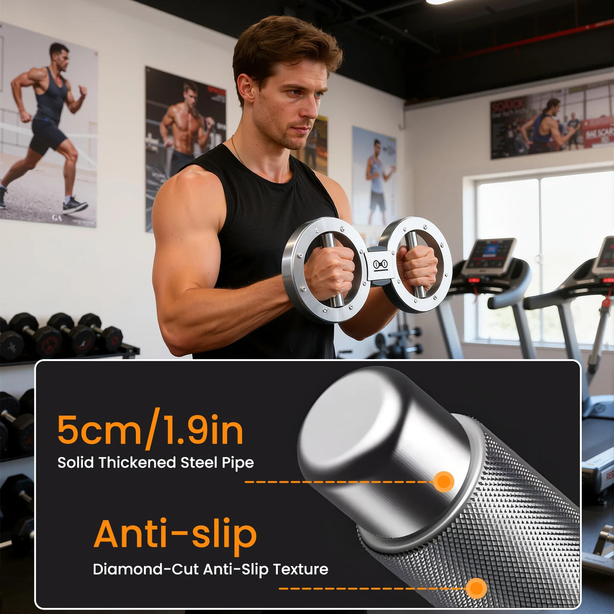 Multifunctional Forearm and Grip Strength Training Exerciser