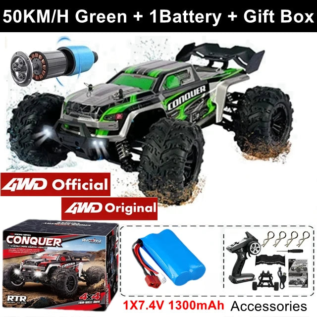 4WD Off Road Remote Control Car High Speed Brushless Buggy
