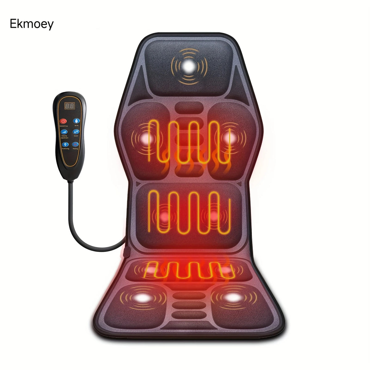 Ekmoey Massage Seat Cushion With Vibration And Heating Pad
