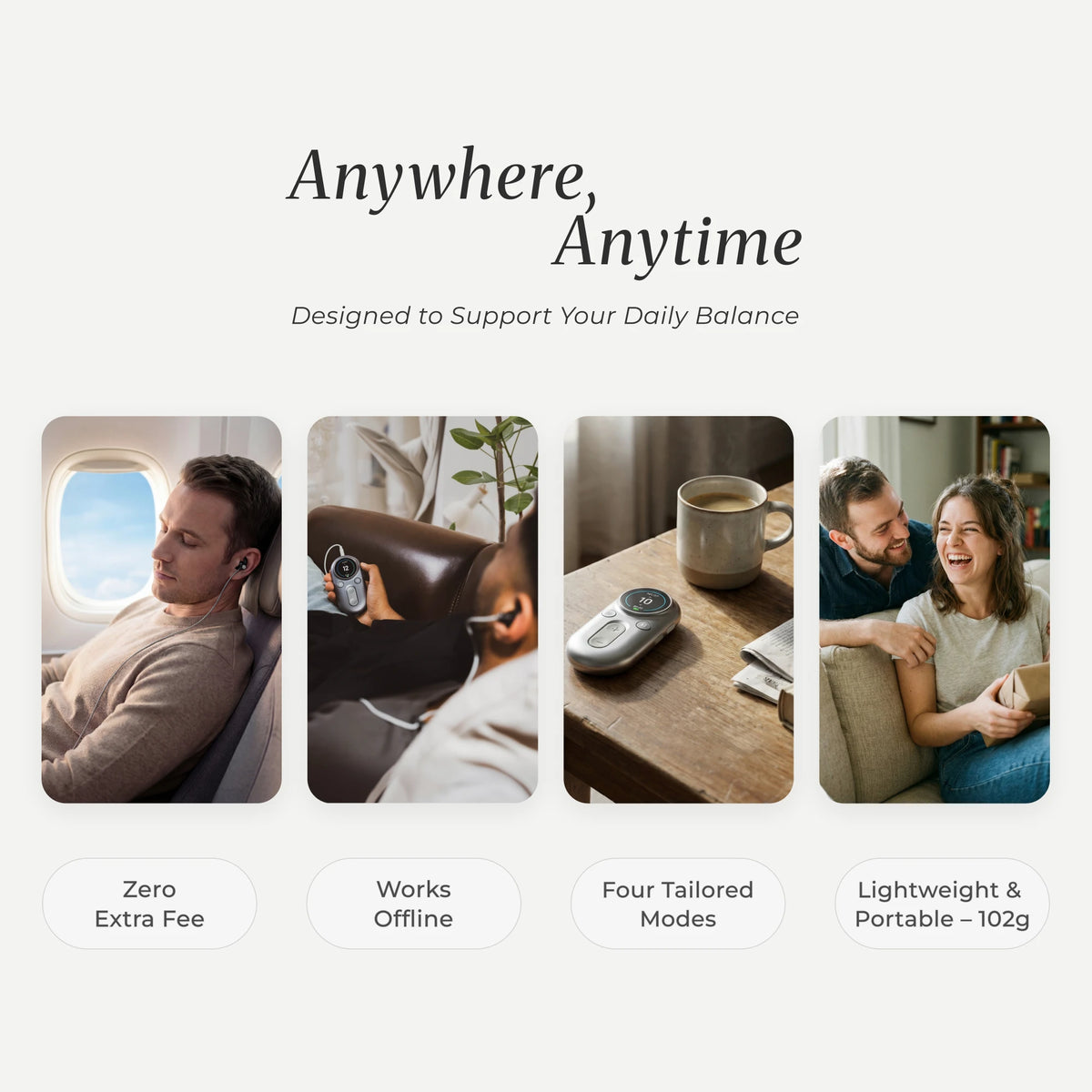 ZenoWell Luna Vagus Nerve Stimulator for Sleep and Relaxation